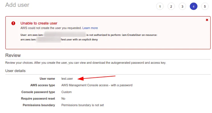 Deny Create User And AccessKey